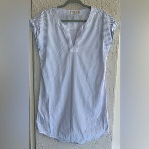 Vineyard Vines Light Blue Striped Tunic Dress